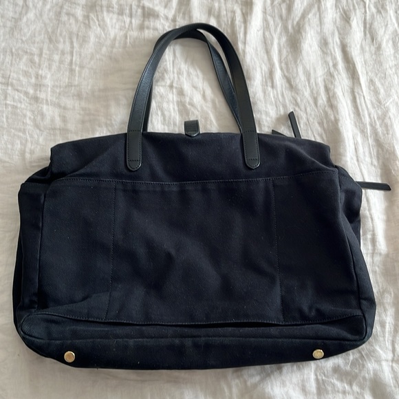 Cuyana Triple Zipper Leather/Canvas Weekender - Picture 9 of 12